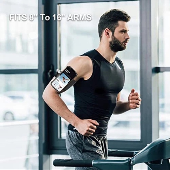 Cell Phone Running Armband - Detachable & 360° Rotatable Universal Arm Band - Picture 6 of 11